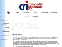 Tablet Screenshot of crinc.com